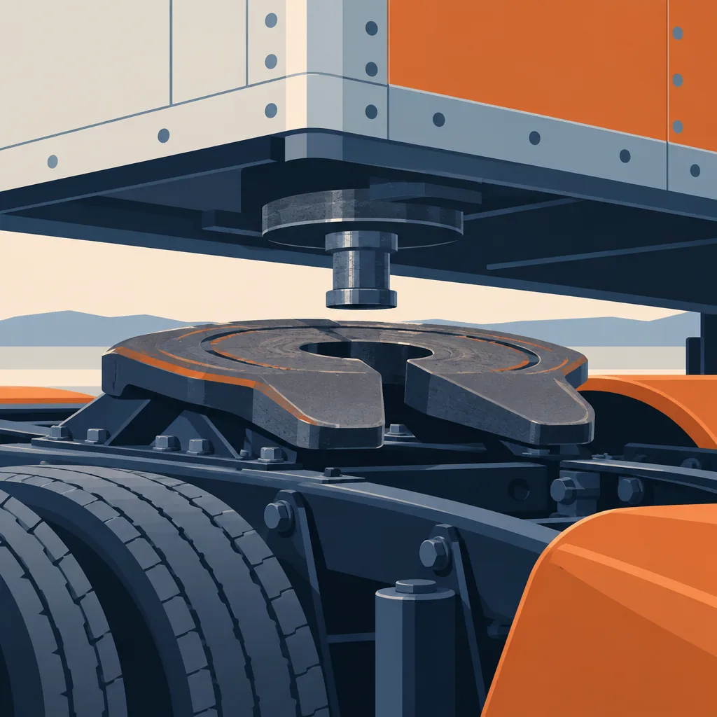 Decorative illustration representing the Combination Vehicles CDL practice topic